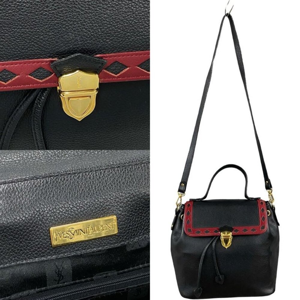 Yves Saint Laurent Vintage Punching Leather 2-Way - Picture 3 of 9